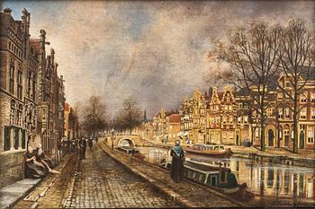 JOHANNES CHRISTIAAN KAREL KLINKENBERG, oil panel. Signed.