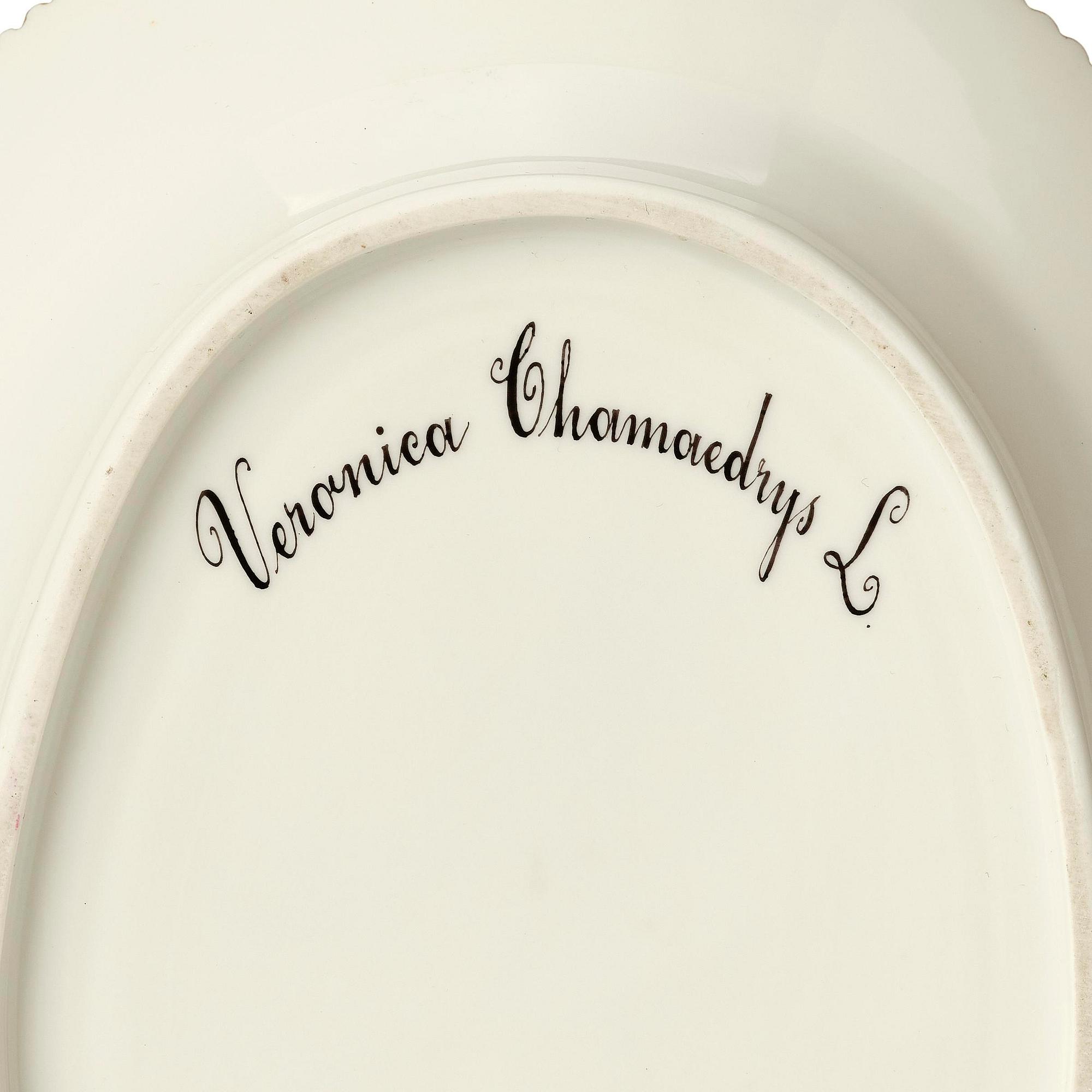A pair of Royal Copenhagen 'Flora Danica' dishes, Denmark, 20th century.