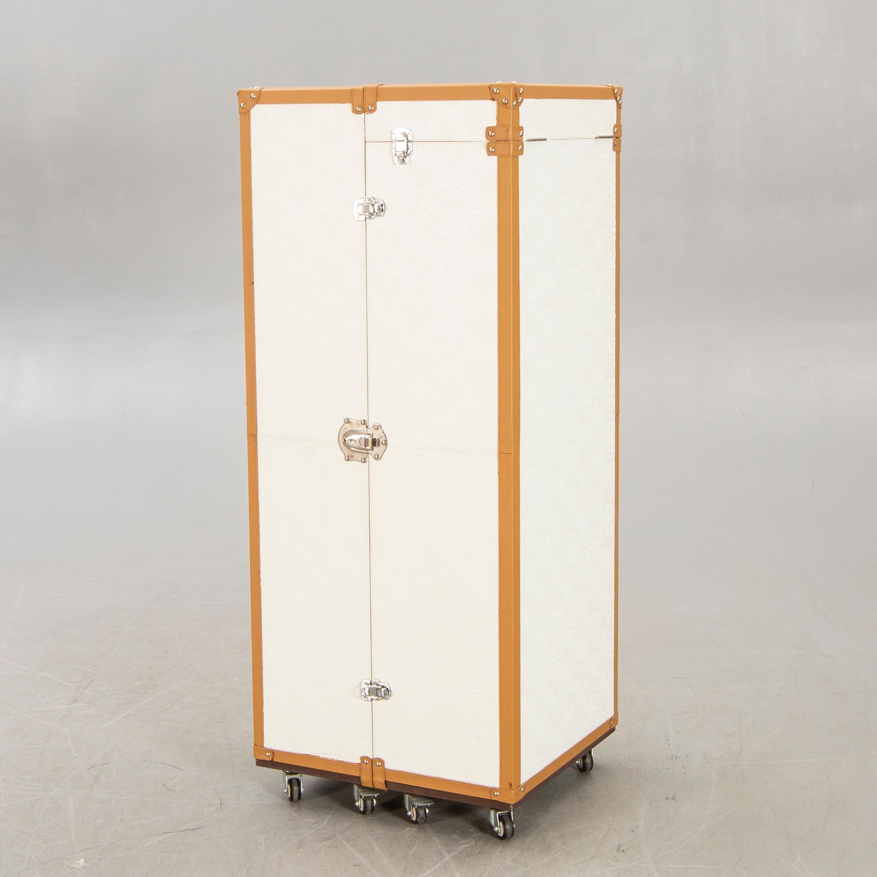 A 21st century leather trunk.