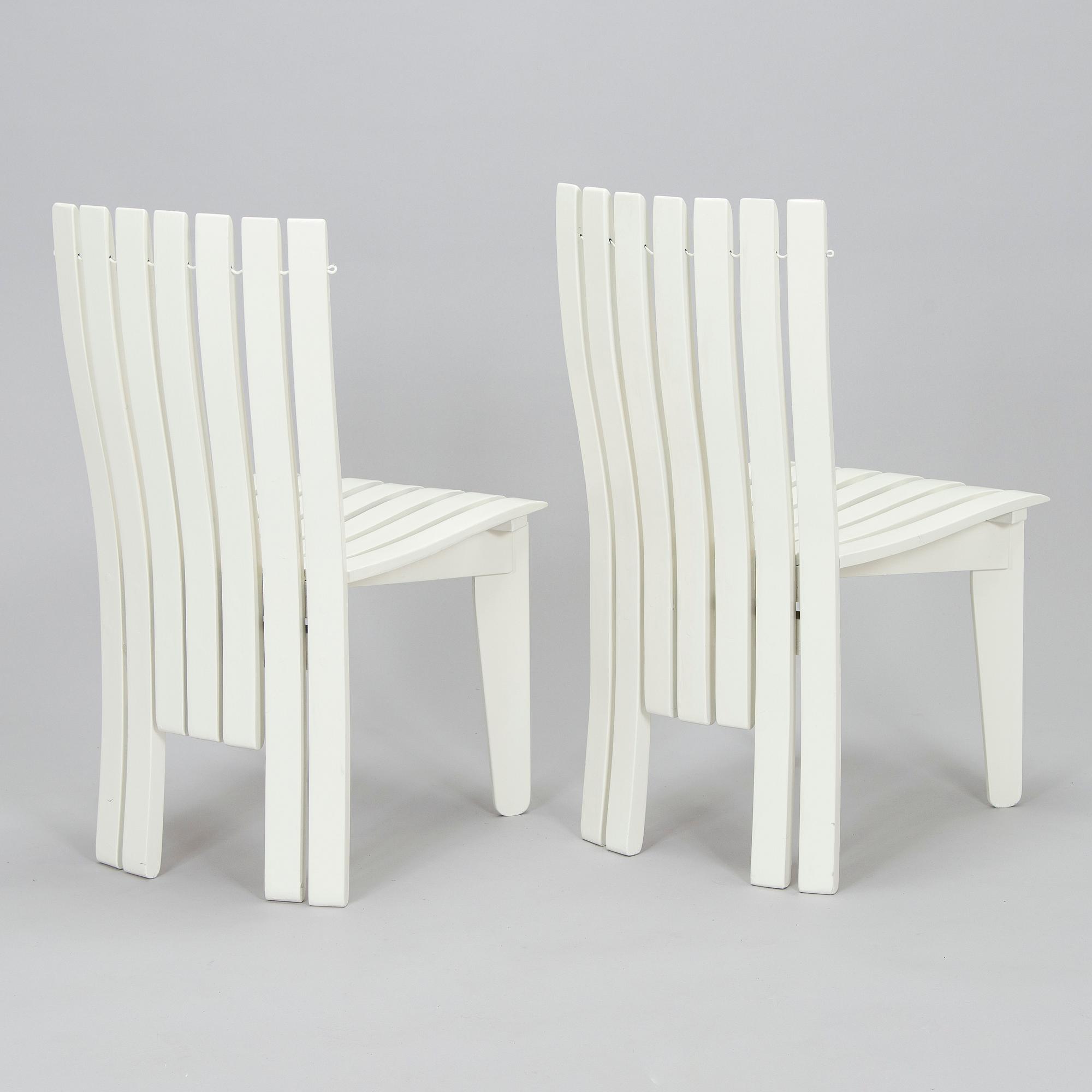 Alvar & Aino Aalto,  Trädgårdsmöblemang, 3 delar, "Aurinko-serien", Artek, 1950-tal och 1900-talets slut..