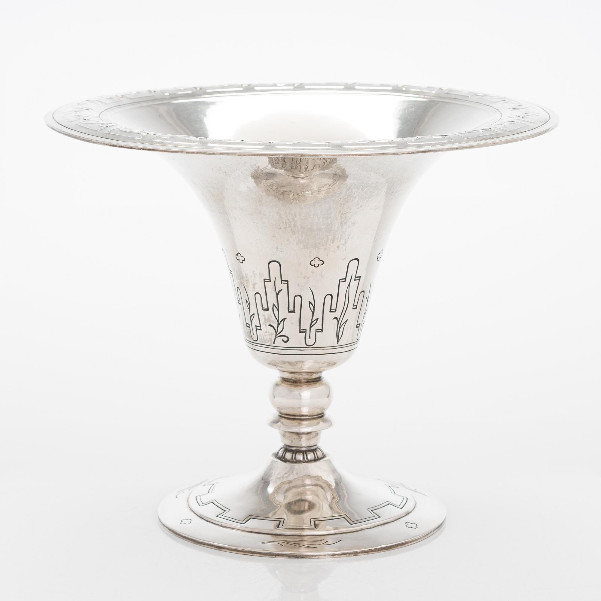 Vas, silver, oy Taito ab, Helsingfors 1928.