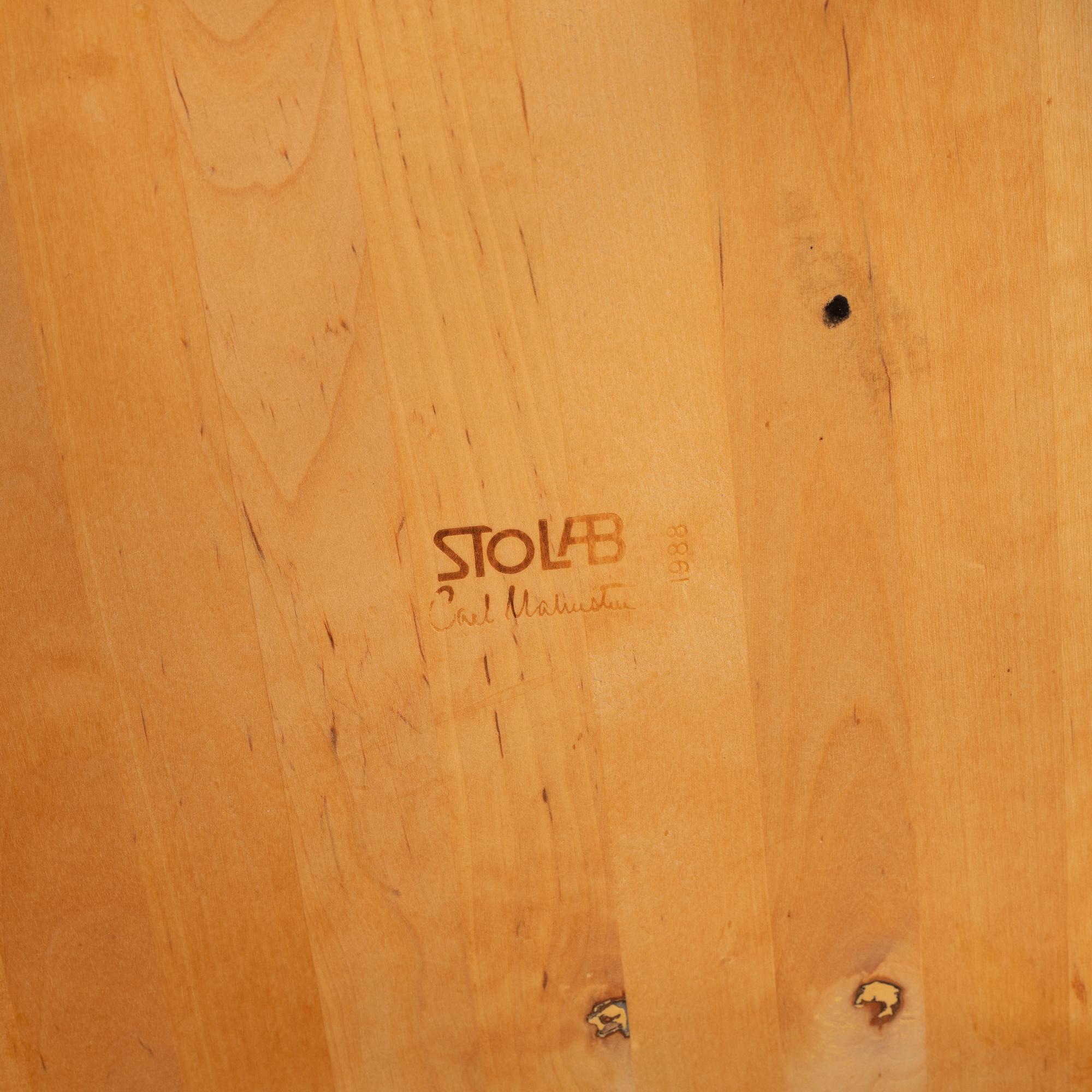 Carl Malmsten, stolar, 4 st, "Lilla Åland", Stolab, 1988.