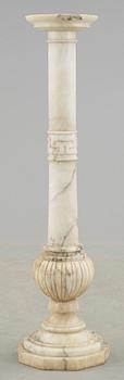 PIEDESTAL, marmor, 1800/1900-tal.