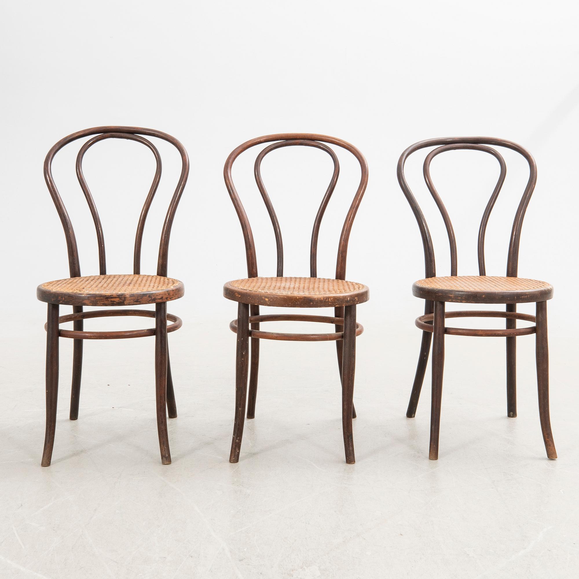 Chairs, 6 pcs, first half of the 1900s.