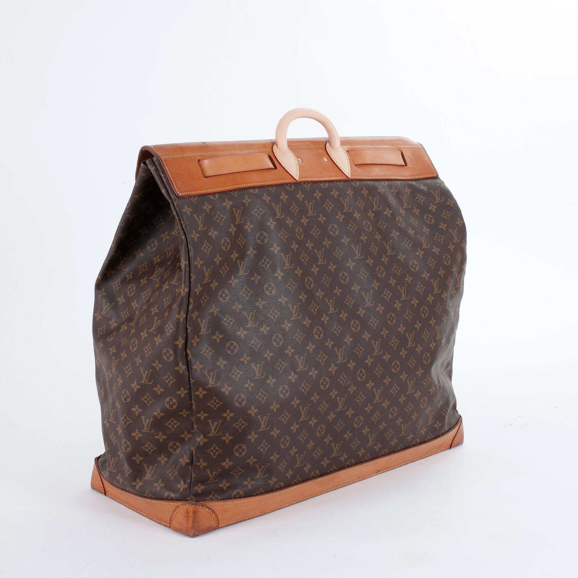 LOUIS VUITTON, a monogram canvas weekend bag, "Steamer bag 60".