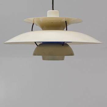 TAKLAMPA, "PH lampa", Poul Henningsen för Louis Poulsen Danmark, 1900-talets andra hälft, höjd ca 28 cm.