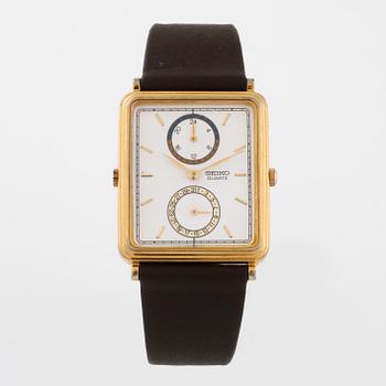 SEIKO, "Dual-Time", wristwatch, 29 x 33 (39) mm.
