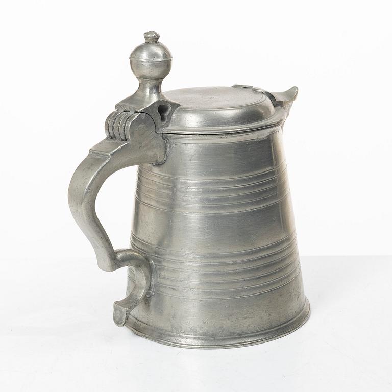 Measuring vessel, by Anders Falk, Köping, 1774.