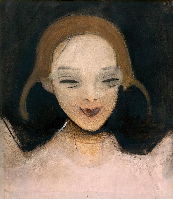 Helene Schjerfbeck, "LEENDE FLICKA".