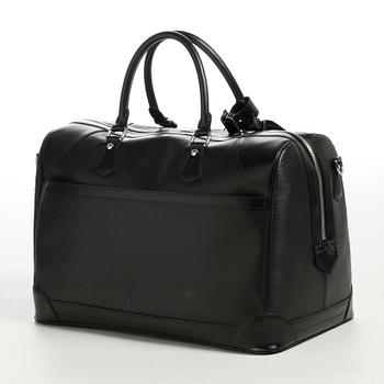 LOUIS VUITTON, a black epi leather weekendbag, "Bourget 50".