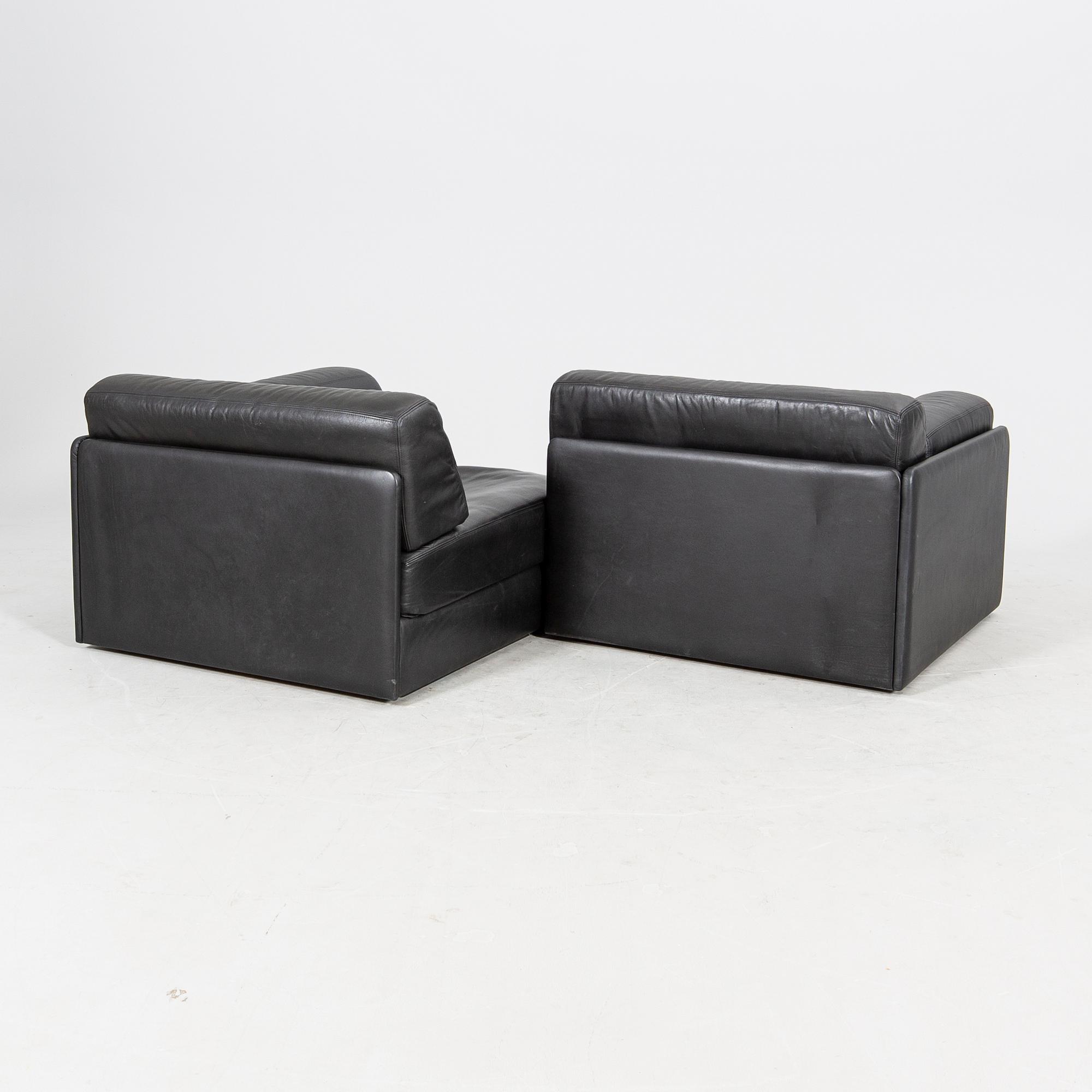 A De Sede leather DS76 sofa late 20th century/21st century.