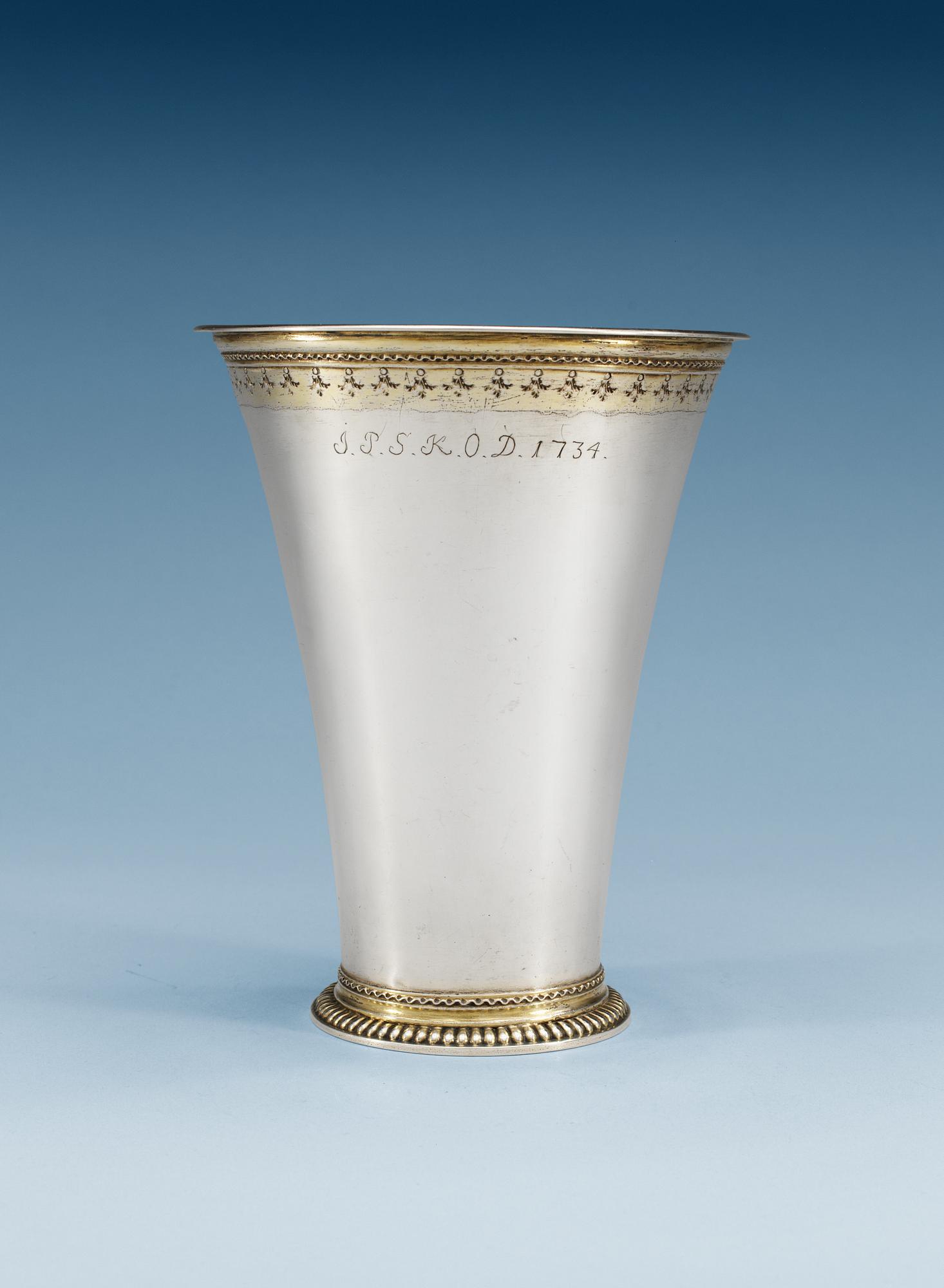 BÄGARE, av Hans Wolrath, Arboga (verksam -1725-1768).