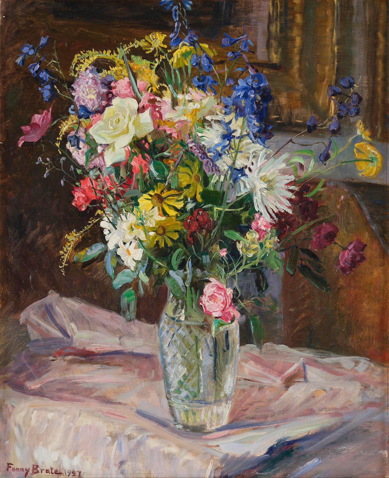 Fanny Brate, Blomsterstilleben.