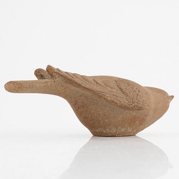 Tyra Lundgren, a sculpture of a bird, Gustavsberg.