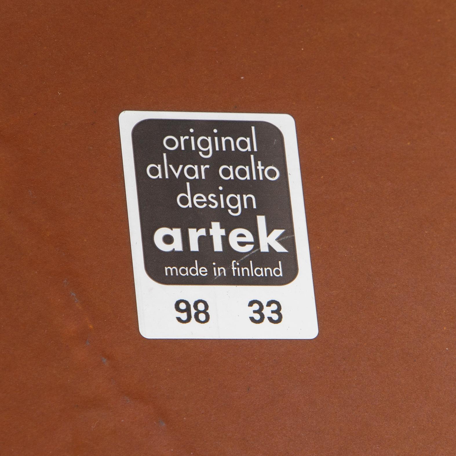 ALVAR AALTO, two tables, Finland, Artek.