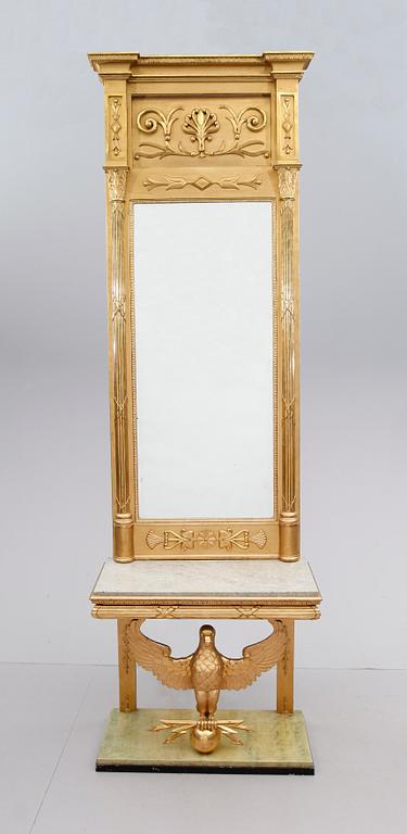 SPEGEL MED TRYMÅ, empirstil, 1900-talets förtsa hälft.