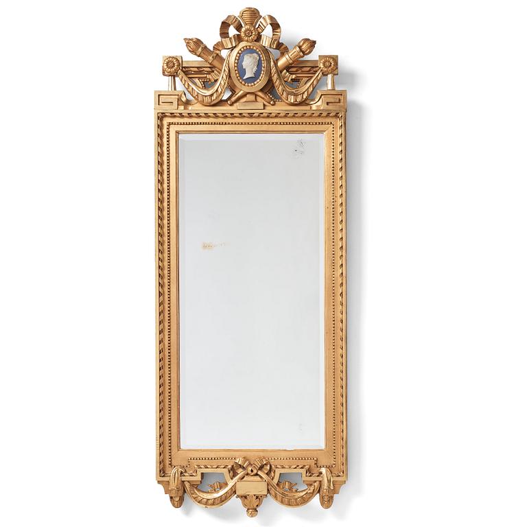 A late Gustavian mirror by J Åkerblad.