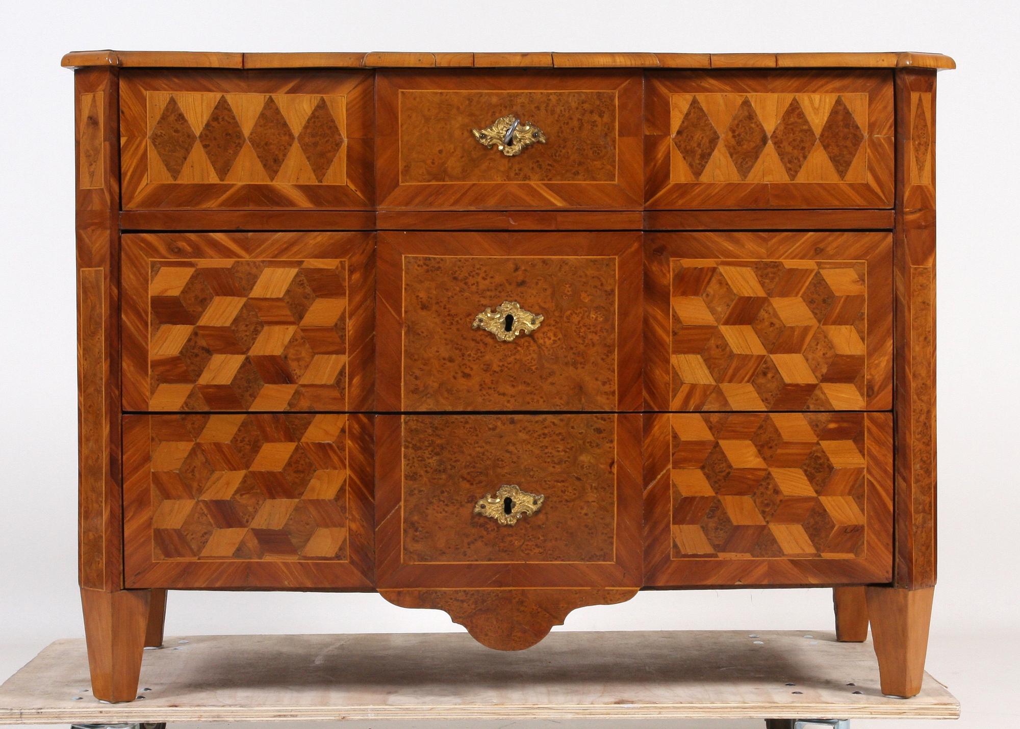 BYRÅ, gustaviansk, 1700-tal.