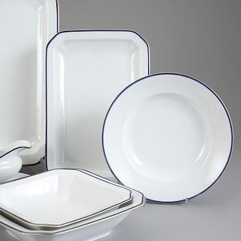 MATSERVIS, 52 delar, porslin, mestadels Rosenthal, 1900-talets första hälft.