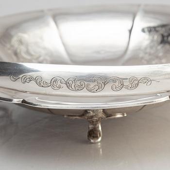 A Danish Silver Bowl, mark of Samuel Jacob Nicolai Prahl, Copenhagen 1851.