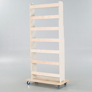 An "Ekolsund" shelf from the 18th cenutry collection, IKEA, 1990s.
