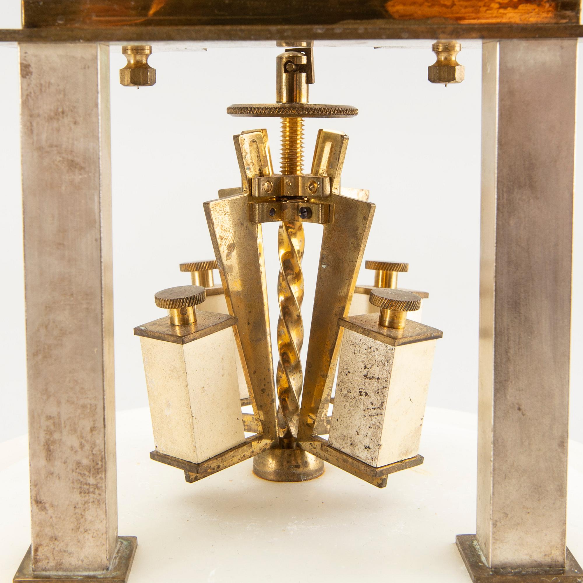 A German Art Deco table clock.