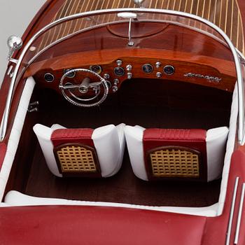 A boat modell of a Riva, 20th Centruy.