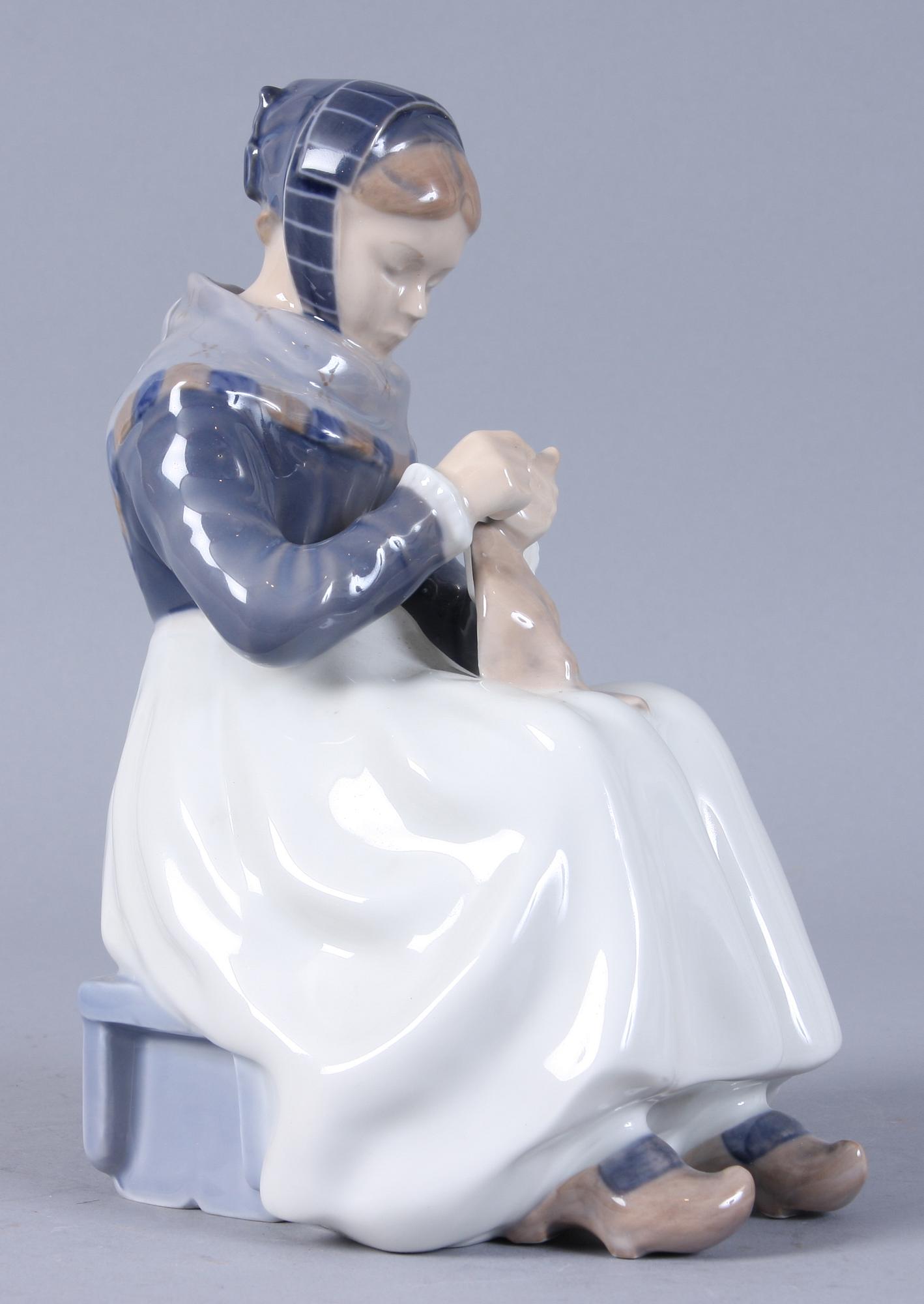 FIGURIN, porslin, Kongl Dansk.