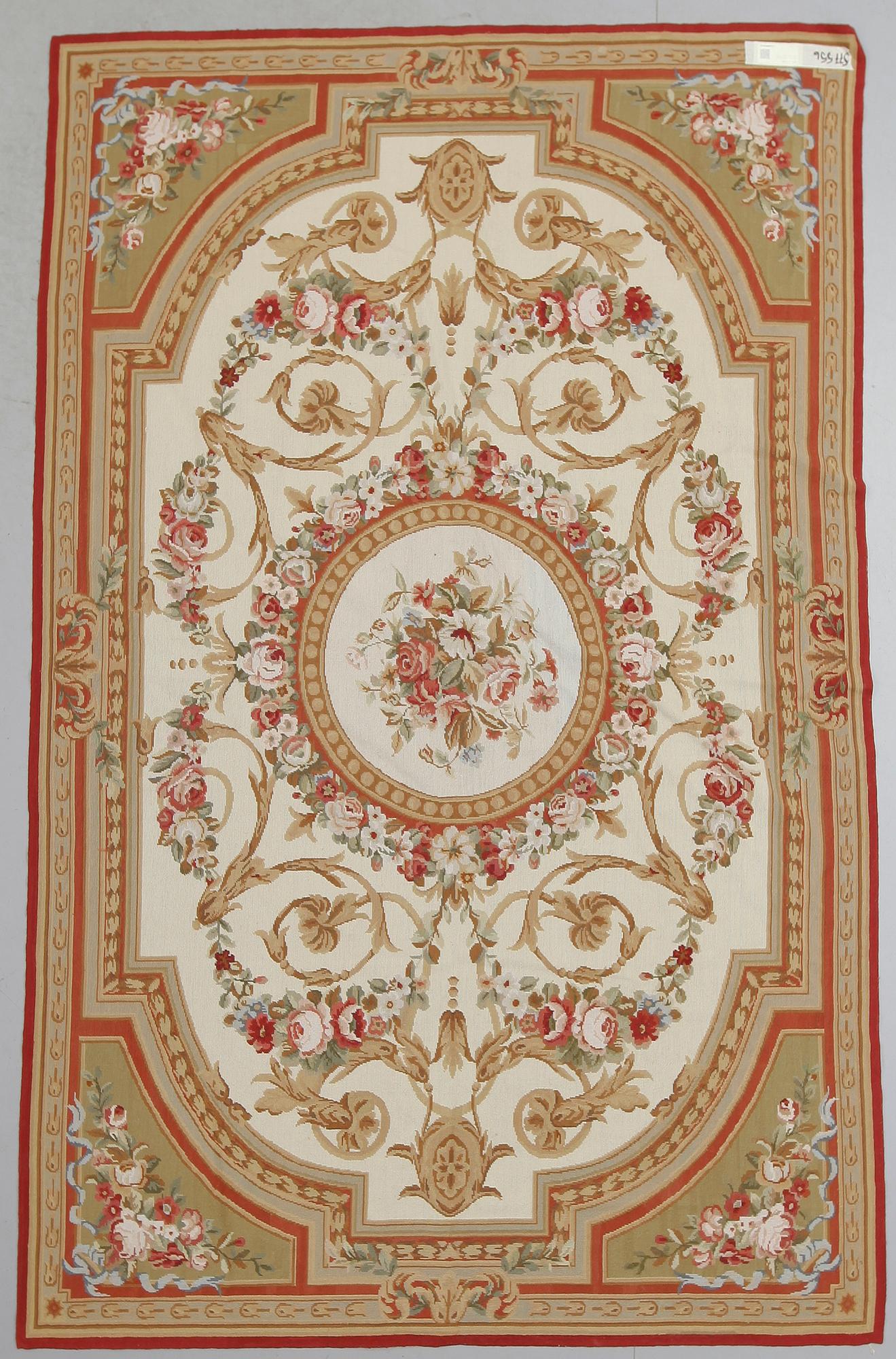 VÄVNAD, Aubussonstil, 1900-tal, ca 186 x 271 cm.