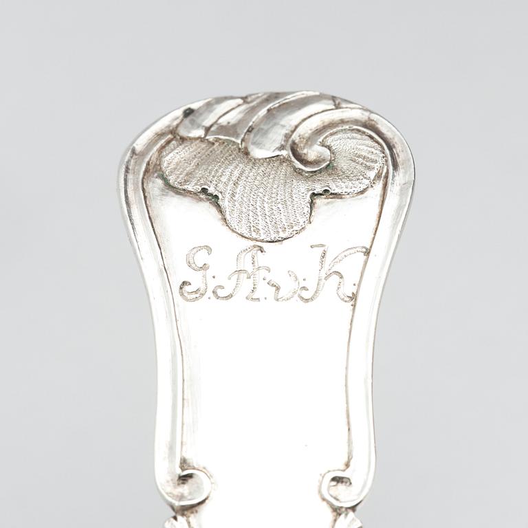 A Swedish late 18th century combined curtlery, dressing- and writing box, from Strömsbergs estate.