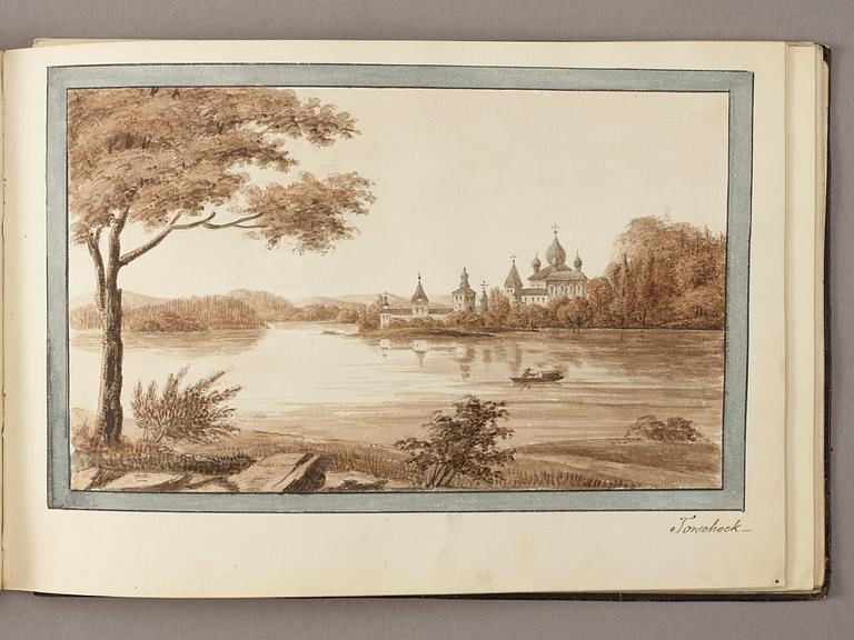 Otto August Malmborg, Album with views from Turkey, Russia, Poland and Sweden.