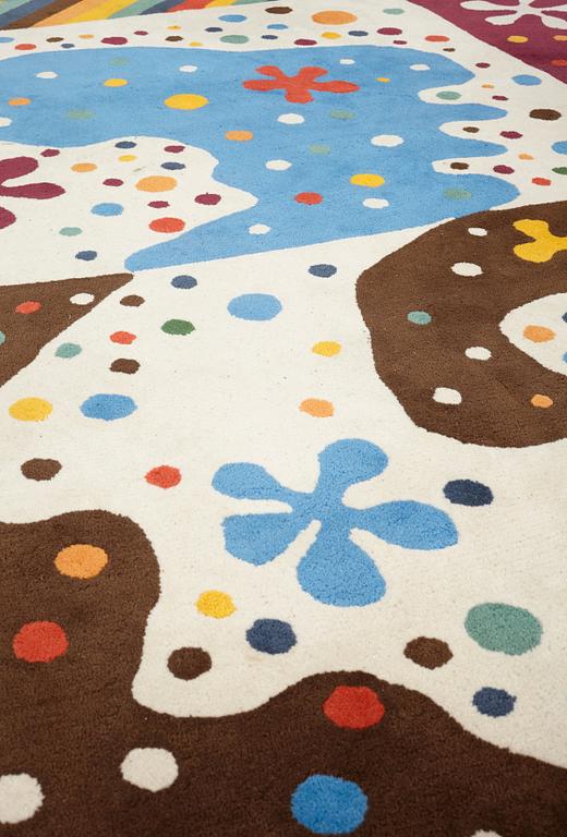 Josef Frank, A CARPET, "Matta nr II", handtufted, ca 248 x 172 cm, designed by Josef Frank for Svenskt Tenn around 1940.