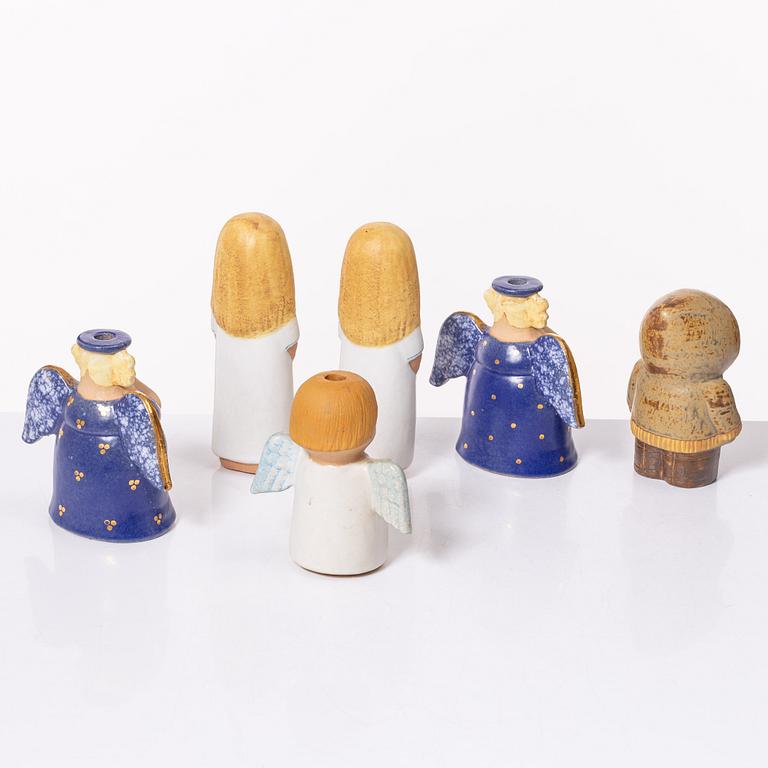Lisa Larson, six figurines.