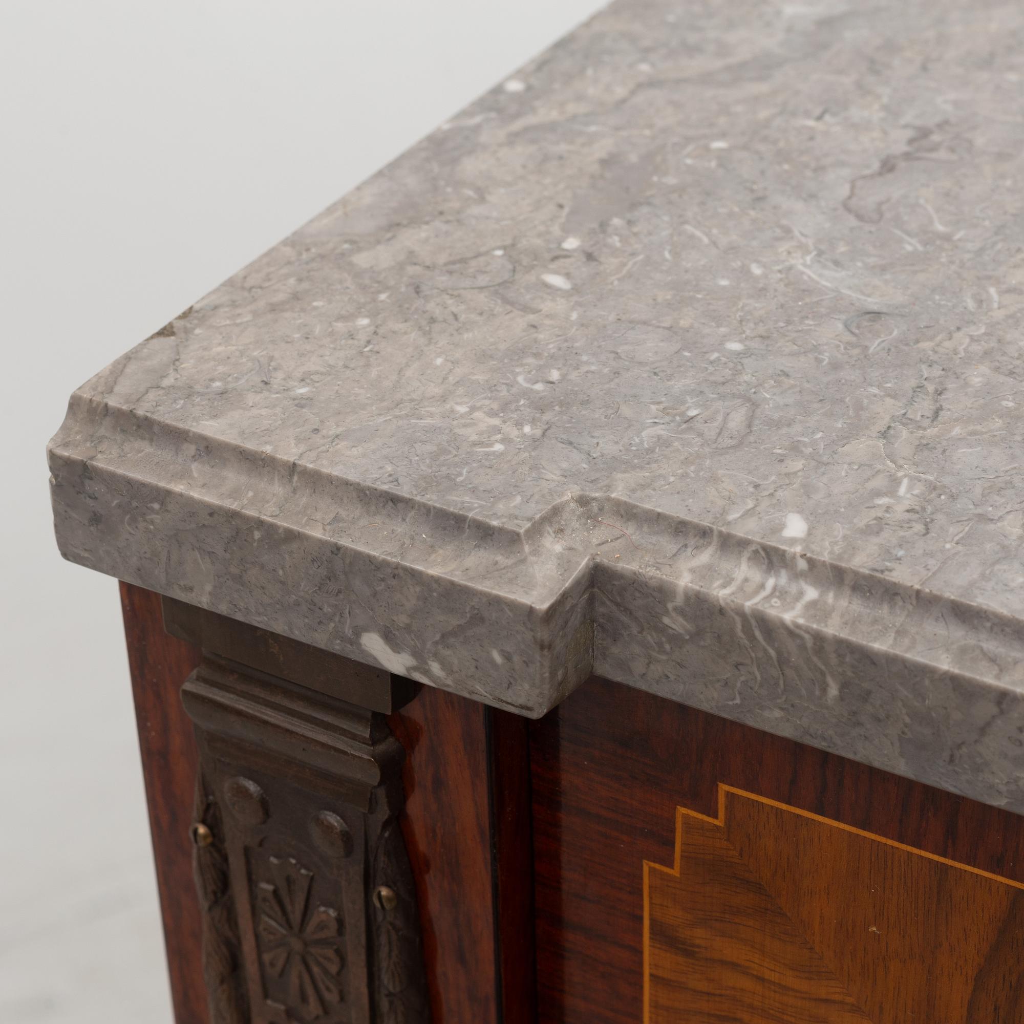 A chest of drawers, Gustavian style, mid-20th Century.