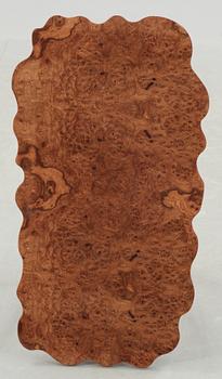 A Josef Frank cherry and burrwood table, Svenskt Tenn, model 1058.