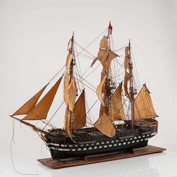A ship scale model, first half of the 20th Century.