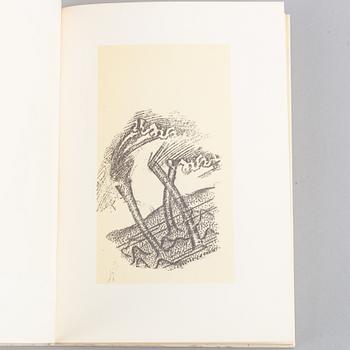 Book, Max Ernst, "24 Frottagen", 1973.