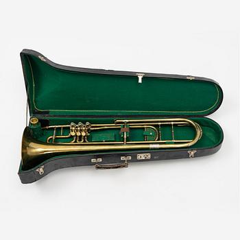 A Valve Trombone, Ahlberg & Ohlsson, Stockholm, from around the year 1900.