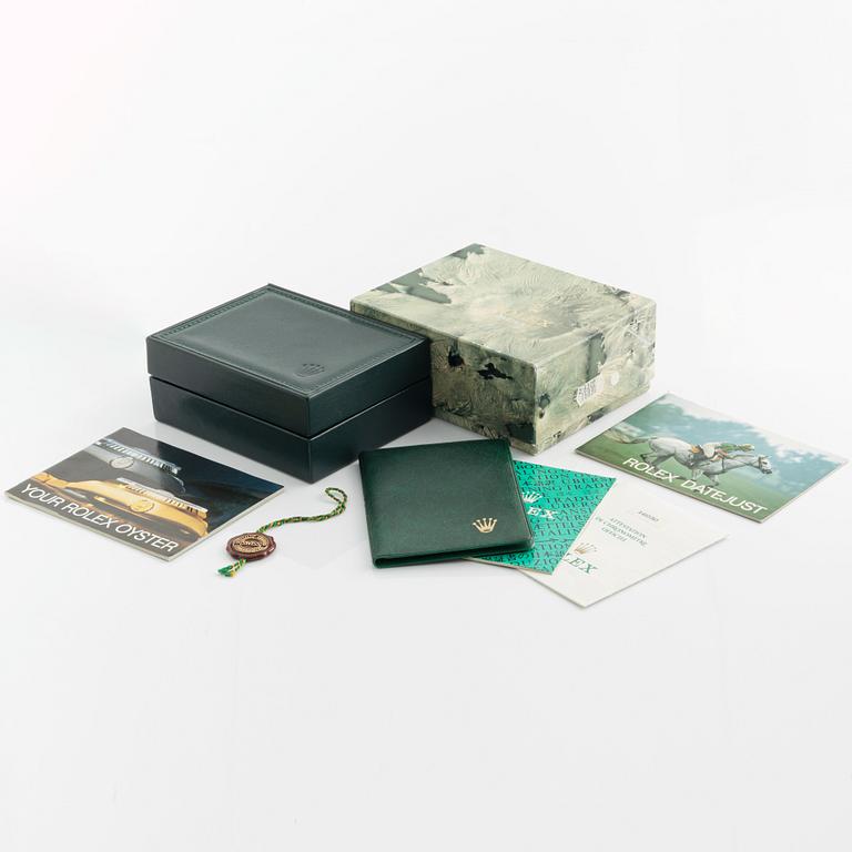 Rolex, Oyster Perpetual, Datejust, "Cream Jubilee Dial", Chronometer, armbandsur, 36 mm.