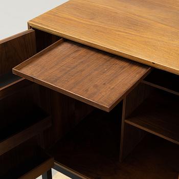 A walnut veneered drinks cabinet, Silkeborg, Denmark, 1960's.