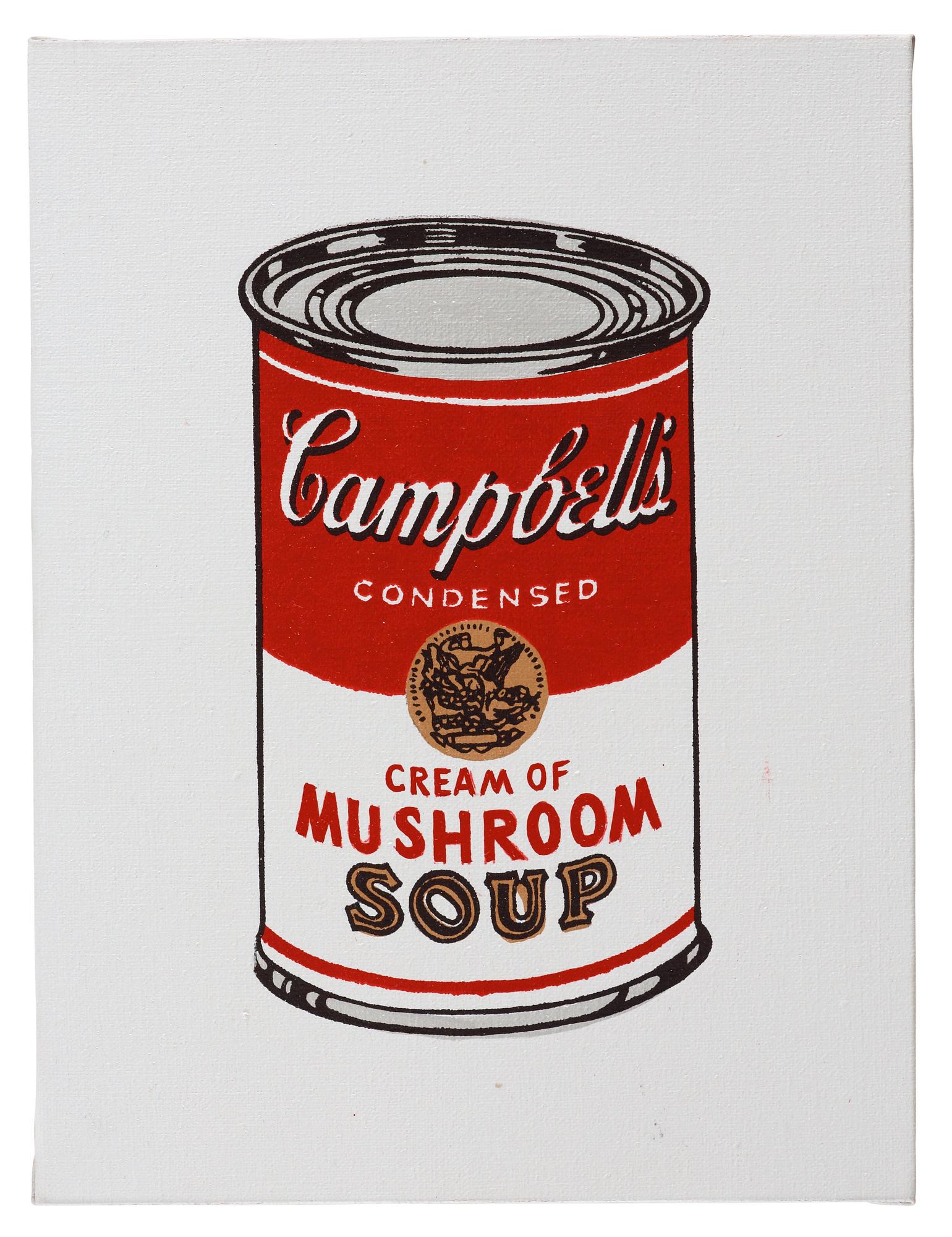 Richard H. Pettibone, "Andy Warhol, '32 Cans of Campbell's Soup', 1962".