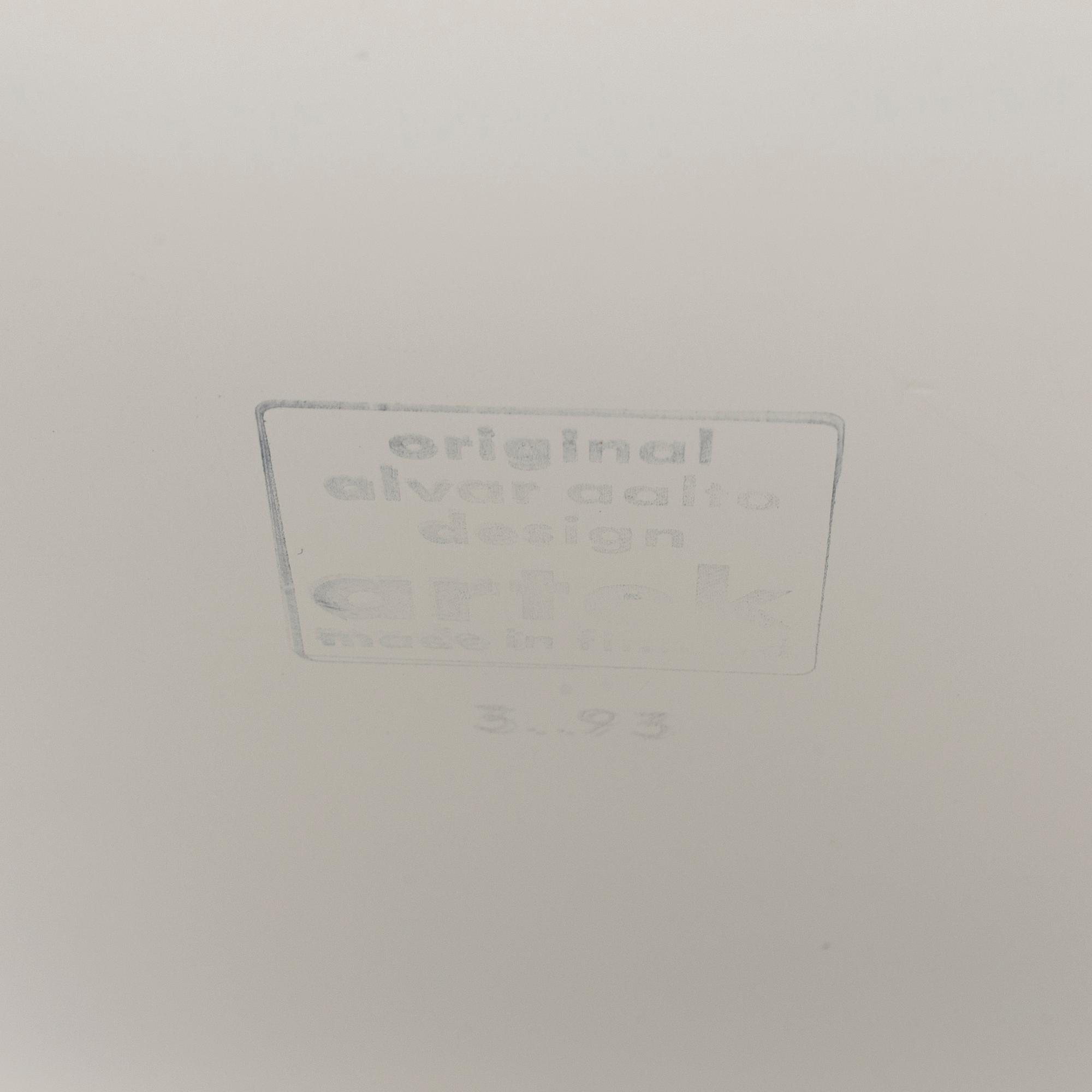 An occational table model 915 by Alvar Aalto for Artek.