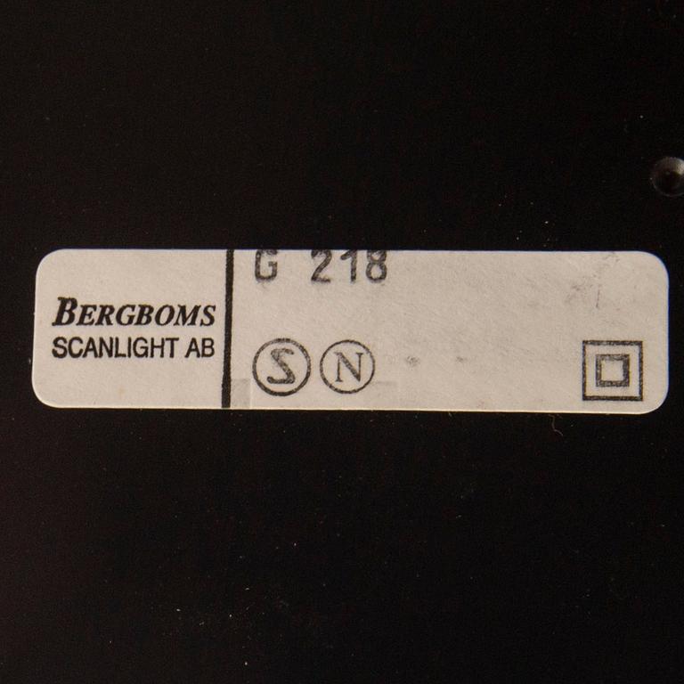 Floor lamps, a pair, Bergboms, the last part of the 20th century.
