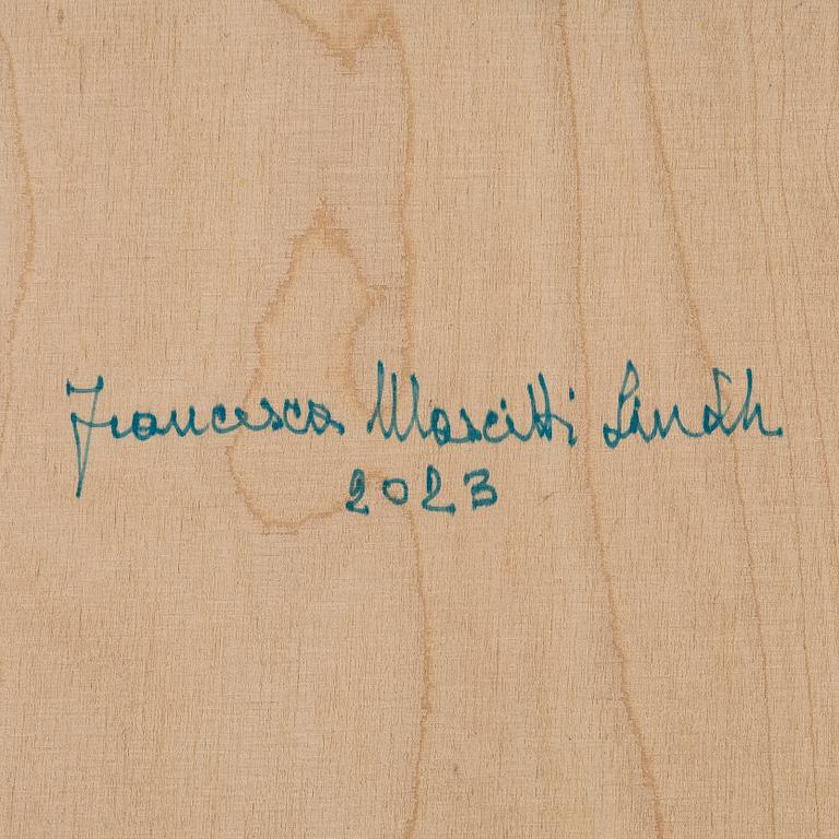 Francesca Mascitti-Lindh, an installation “Luce”, signed Francesca Mascitti Lindh, 2023.