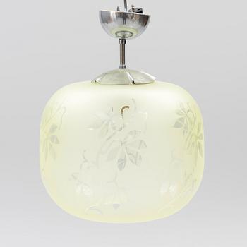 Ceiling lamp. Model A2905. Elektriska AB, Chr Bergh & Co/Cebe for Asea. 1940s.