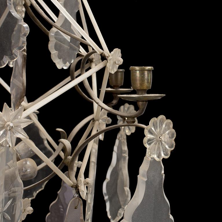 a rococo-style chandelier from the first half of the 20th century.