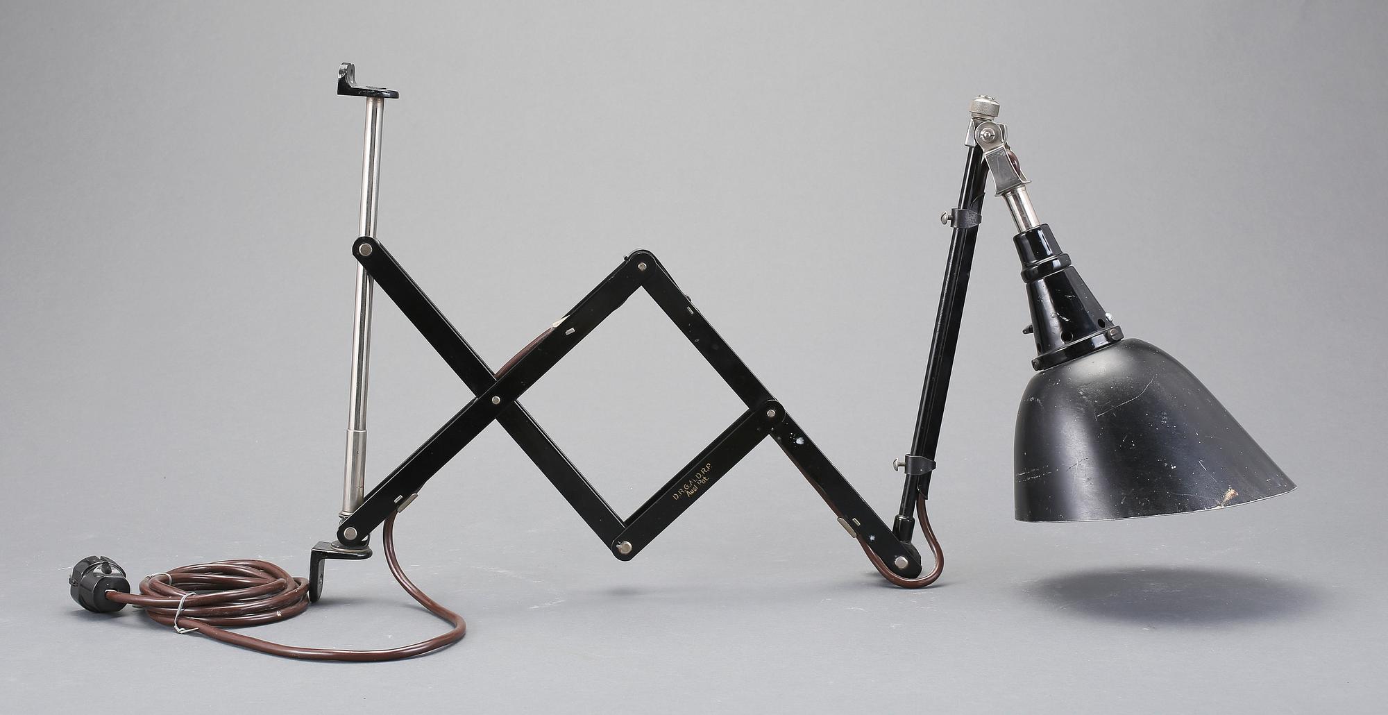 VÄGGLAMPA, Modell 11, Curt Fischer, Midgard, Bauhaus, 1920-tal.