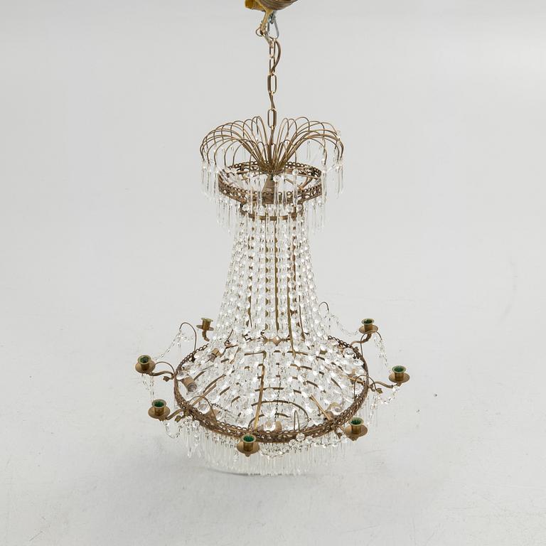 Chandelier, Gustavian style, 20th century.