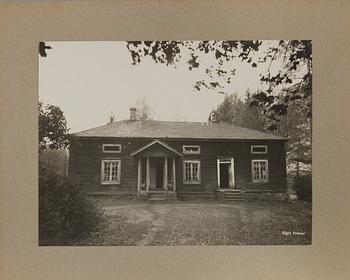 Signe Brander, eleven photographs, mounted on cardboard. First quarter of the 20th century.