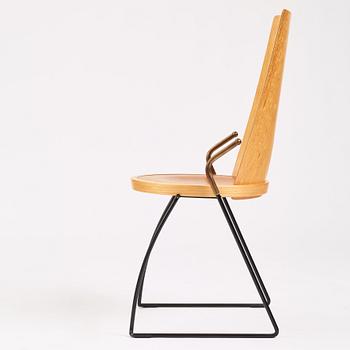 Börge Lindau, karmstol, "Suellen-Masur", ed. 1/3 prototyp, Blå Station, 1990.